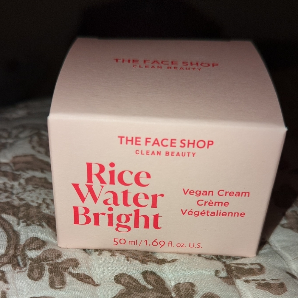 The Face Shop Clean Beauty,Rice Water Bright,Vegan Cream.